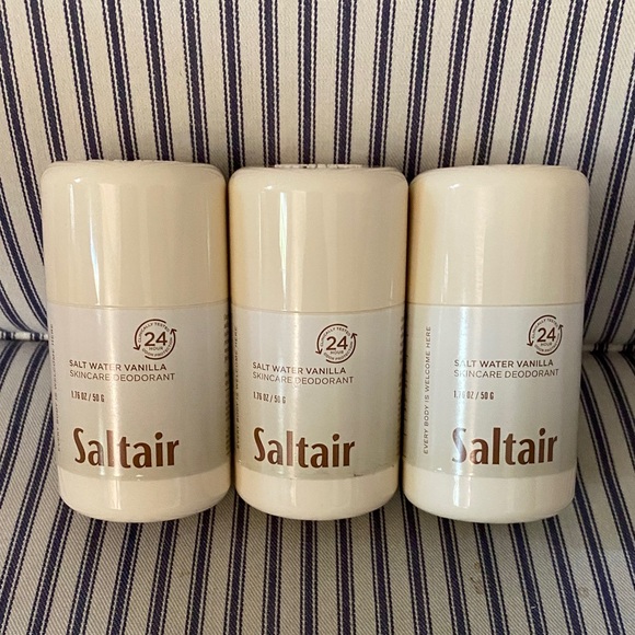 NWT Saltair Salt Water Vanilla Deodorant x3 - Picture 1 of 4